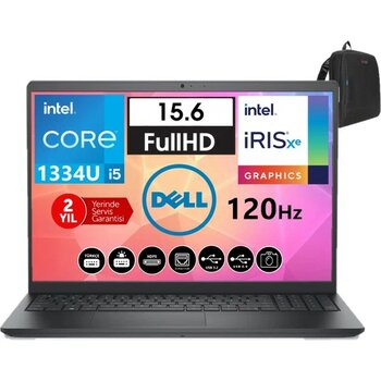 Dell Vostro 3530 Intel Core I5-1334U 16GB 1tb SSD Fhd 15.6" 120HZ Windows 11 Home Taşınabilir Bilgisayar WN1611PVNB352028+ZETTAÇANTA - 16 GB - 1 TB