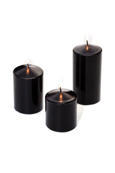 Trilya 3lü Silindir Mum Seti