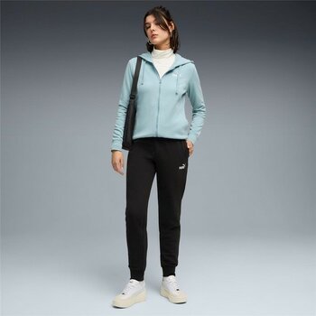 Puma 691902 47 Hooded Sweat Suit Kadın Eşofman Takım - S - Mavi - Siyah