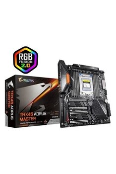 Gigabyte Trx40 Aorus Master 3200Mhz Ddr4 3Xm.2 Wifi 6 Ess Sabre Hifi 16X Strx4 Xl-Atx Anakart