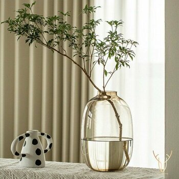 Nomo Kahverengi Cam Vazo - 25,5 cm