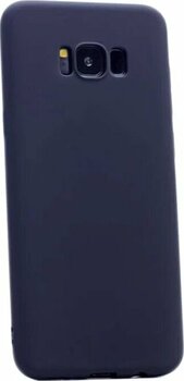 Samsung Galaxy Uyumlu S8 Kılıf Silikon Mat Renkli Kılıf Prem Siyah