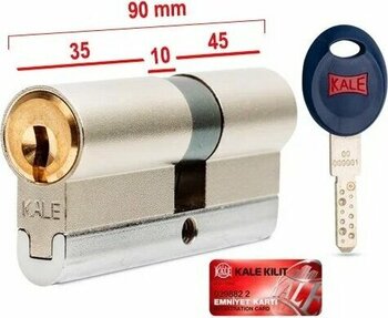 Kale Kilit 164 Cec H Hareket Yaylı Nikel Kapı Kilit Göbeği