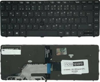 Hp Uyumlu Probook 440 G3 P5s54ea , 440 G3 P5s55ea , 440 G3 P5s56ea Işıklı Klavye Siyah Tr