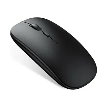 Duhaline Bluetooth Kablosuz Lazer Mouse 2.4GHz 4 Butonlu Sessiz Tıklama Huawei Matepad 11 Uyumlu - Siyah