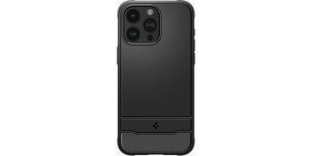 Spigen iPhone 15 Pro Kılıf Rugged Armor MagFit MagSafe özellikli Matte Black -