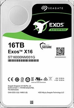 Seagate Exos ST16000NM001G 16 TB 7200 RPM 261 MB/s 4.16 ms Harddisk