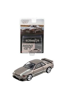 mini gt 1:64 Nissan Skyline GT-R (R32) Veilside Combat C-I Combat Grey Diecast Model Araba
