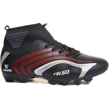 RUNSTEP Çoraplı Krampon Futbol Ayakkabısı - Siyah - Kırmızı - 42