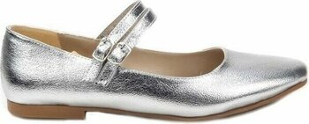 Papuçcity 03156 Kadın Günlük Babet - Gümüş - 36