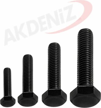 Akdeniz Din933 M8*75 Mm Siyah Cıvata 1000 Adet