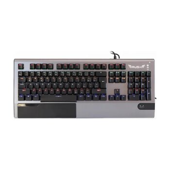Rush Commando Rk848 Mavi Switch Rainbow Mekanik Gaming Oyuncu Klavye Gri