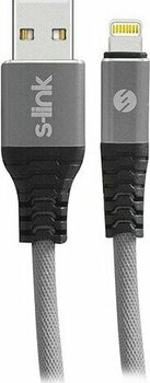 S-Link Swapp SW-KC65MG 2.4A Lightning Kılıflı Şarj Kablosu 1.2m