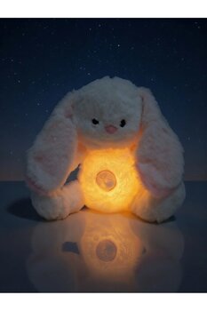 BESTTOYS Uyku arkadaşı sesli ve ışıklı peluş oyuncak (pilli)