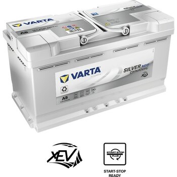 Varta A5 12V 95 Ah 850A AGM Start-Stop Silver Dynamic Akü (Üretim Yılı: 2024)