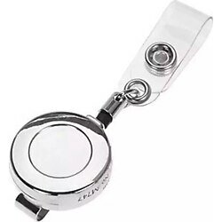 Inox Yoyo Metal Kaplamalı Yaka Kartı Tutacağı Yoyo