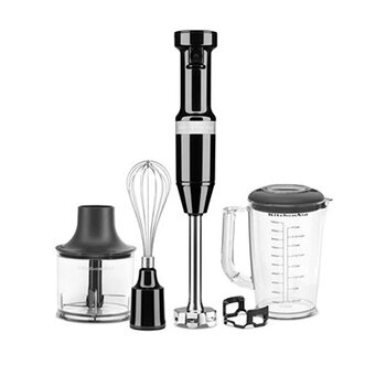 KitchenAid 5khbv83eob 180 W Parlak Siyah El Blender Seti