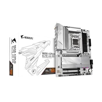 Gıgabyte B650 Aorus Elıte Ax Ice Anakart - Amd Ryzen 9000 Cpu'ları, 12+2+2 Fazlı Dijital Vrm'yi, 8000 Mhz'e Kadar Ddr5 (Oc), 1Xpcıe 5.0 + 2Xpcıe 4.0 M.2, Wi-Fi 6E, 2.5Gbe Lan, Usb 3.2 Gen 2X2'yi