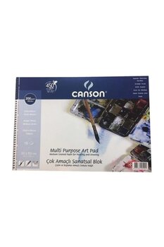 Canson 35x50 Cm Spiralli Resim Defteri 200 gr. 15 Yaprak