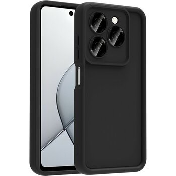 Tecno Spark 20 Pro 5g Kılıf Kamera Korumalı Omsy Ananas Kapak - Siyah