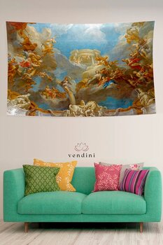 Vendini Rönesans Fresk Sanatı Duvar Halısı Duvar Örtüsü Wall Tapestry