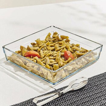 Paşabahçe Borcam Kare Fırın Kabı 4100 Cc