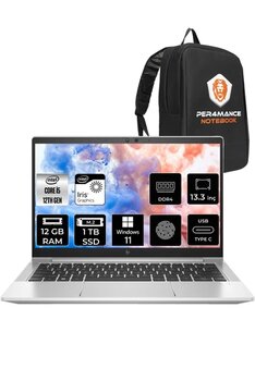 Hp 630 G9 İ5 1235U 12Gb Ram 1Tb Ssd 13.3'' Fhd W11home 6S6y3ea & Çanta