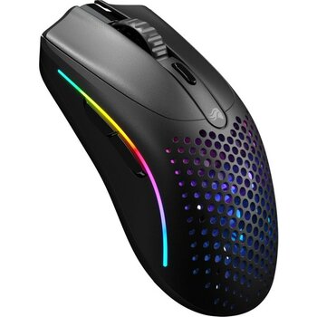 Glorious Model O 2 Mini Kablosuz Siyah Oyuncu Faresi: 57 Gram, 210 Saate Kadar Pil Ömrü, Çifte Kablo