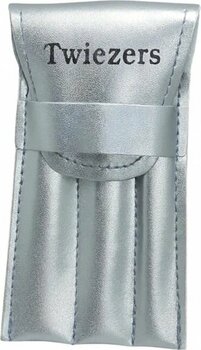 Twiezers Twzset3441 Deri Çantalı 3'lü Paslanmaz Çelik Cımbız Seti - Gümüş/gümüş