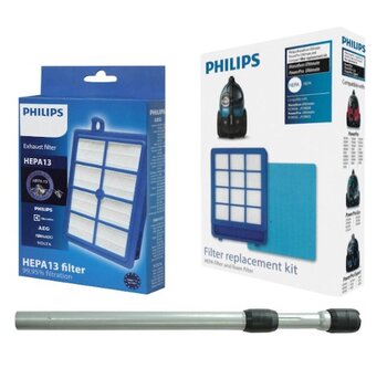 Philips Xb9155/07 Marathon  Çelik Boru+Filtre Seti Uyumlu