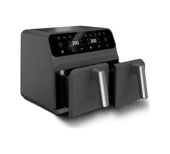Blaupunkt D7800 Taste Master Çift Hazneli Dokunmatik 4+4 Lt Airfryer Fritöz Siyah