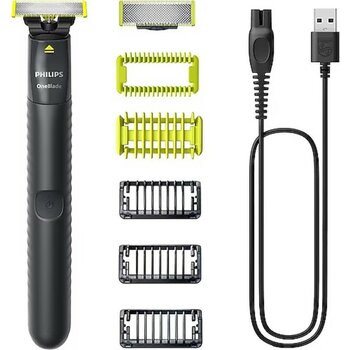 4 Adet Philips Oneblade Vücut ve Yüz Tıraş Makinesi QP1624/10