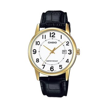 Casıo Mtp-v002gl-7budf Erkek Kol Saati Altın
