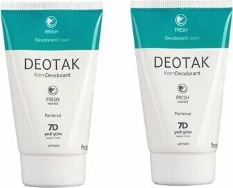 Deotak Fresh Mentol Krem Deodorant 35 Ml 2 Adet