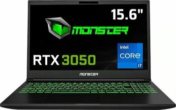 Monster Abra A5 V20.6.2 Siyah NVIDIA GeForce RTX 3050 4 GB 1 TB SSD 32 GB RAM 1920x1080 15.6" Dizüstü Bilgisayar