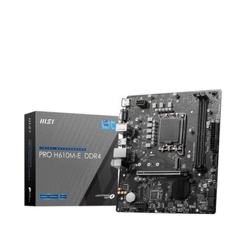 Msı Pro H610m-E Ddr4 M2 Pcıe Nvme Hdmı Pcıe 16X V4.0 1700P Matx