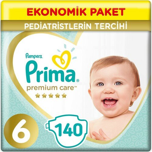 Prima Bebek Bezi Premium Care 6 Beden 4 x 35 140 Adet 13+ Kg