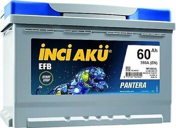 İnci Pantera Start-Stop EFB 12 V 60 Ah 560 CCA Akü