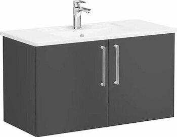VitrA Root Flat 100 cm Kapaklı Banyo Dolabı Alt Modül Lavabo
