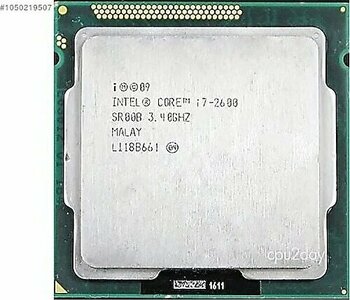 Intel Core i7-2600 Dört Çekirdek 3.40 GHz İşlemci