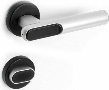 Kale Kilit Parmak İzli Kapı Kolu Seti KD05050110 Mat Gri