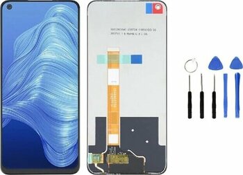 Oppo Realme 7 Uyumlu Lcd Ekran Dokunmatik Siyah