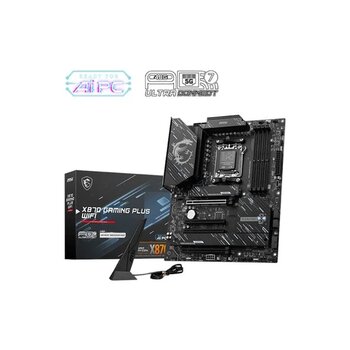 Msı X870 Gamıng Plus Wıfı-7 Ddr5 Hdmı-Usbc Dp Pcıe 16X V5.0 Am5 Atx