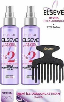 Elseve Hydra Hyaluronic Nem ile Dolgunlaştıran Saç Bakım Serumu Nemlendirici Bakım Saç Açma Seti