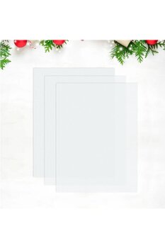 OLİ Art 20x30 Beyaz Pelur Kağıdı 100 Adet Milaj Kağıdı İnce Pelur Kağıt A4 100'lü
