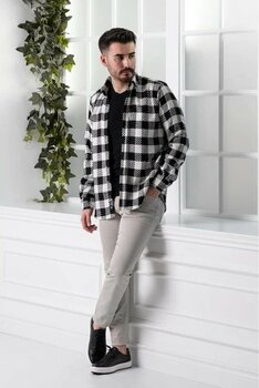 Dorss Slimfit Ekoseli Erkek Oduncu Gömlek (516480510) M