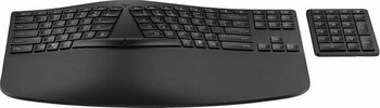 Storemax 960 Ergonomik Kablosuz Klavye, Ayrı Sayısal Tuş Takımı, Qwertz Düzeni, ve 2,4 Ghz, 20 Programlanabilir Tuş, Uzun Pil Ömrü, Windows/macos/c...
