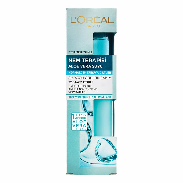 L'Oreal Paris Nem Terapisi Aloe Vera Suyu Bakım Kremi Kuru 70 ml