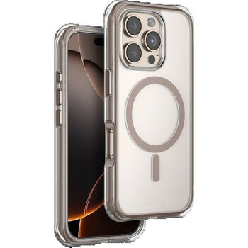 Zenvia Apple iPhone 16 Pro Max Hulk Magsafe Kapak - Çöl Titanyum - Altın - 1