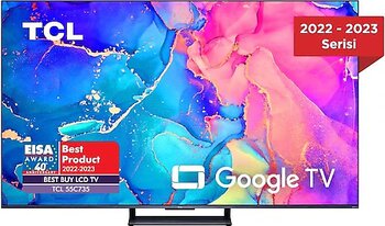 TCL 55C735 4K Ultra HD 55 inç QLED Smart TV